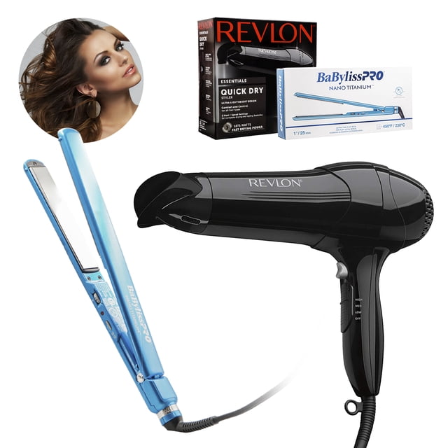 Plancha y Secadora Babyliss/Revlon Super Combo