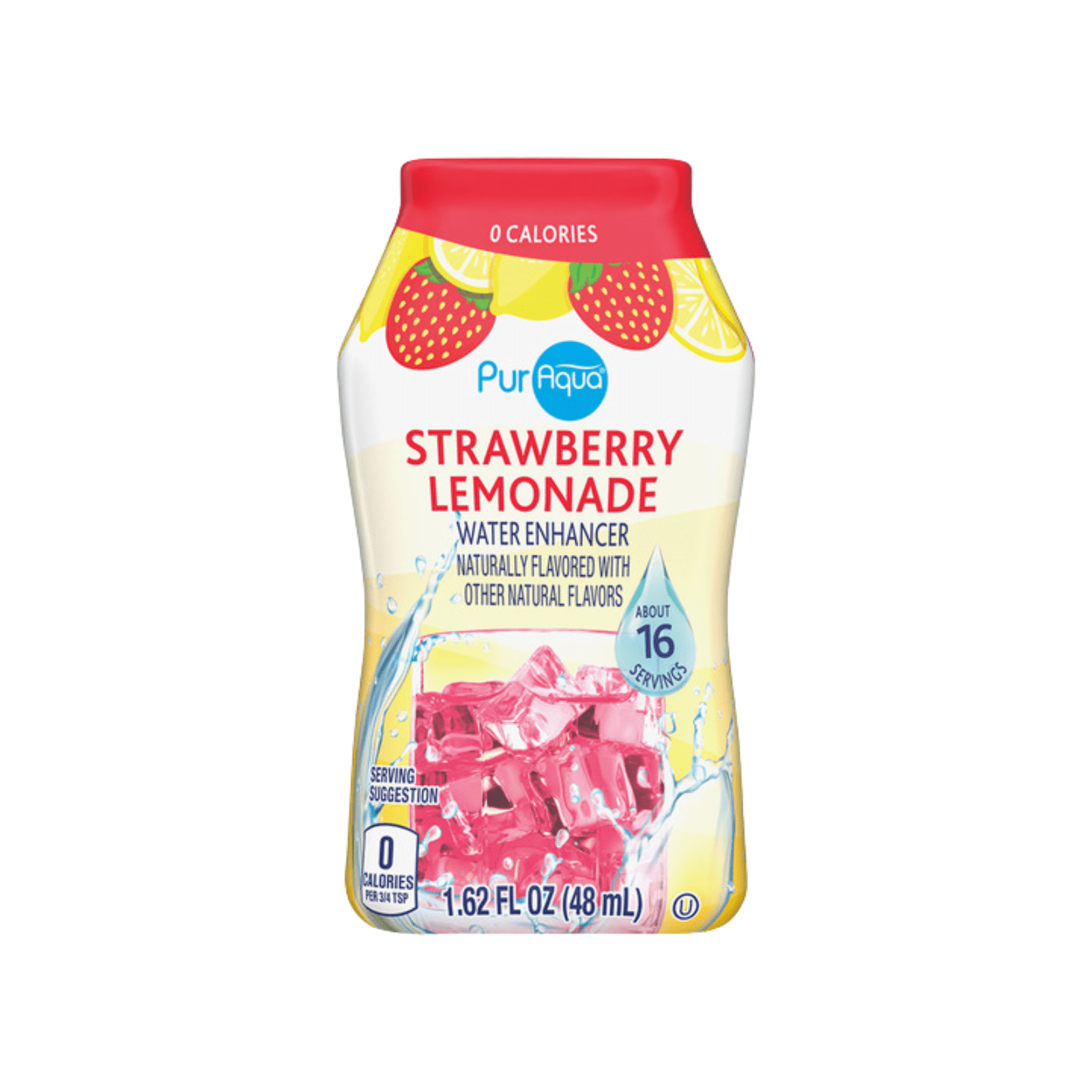 Pur Aqua Strawberry Lemonade Water Enhancer, 0 Calories, Naturally Flavored, 1.62 fl oz , 3 Pack + Bonus