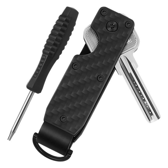 WEUVEB Lightweight Multi-Functional Keychain Holder for Keys, Cards, Small Tools, and Portable Accessory