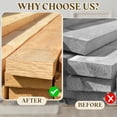 thumbnail image 6 of Uxcell 1/2 inch x 49ft Wood Veneer Edge Banding, Flexible White Oak Edging Strips for Furniture Restoration, 6 of 7