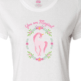 thumbnail image 4 of Inktastic You are Magical Pink and White Unicorn with Flowers Women's T-Shirt, 4 of 5