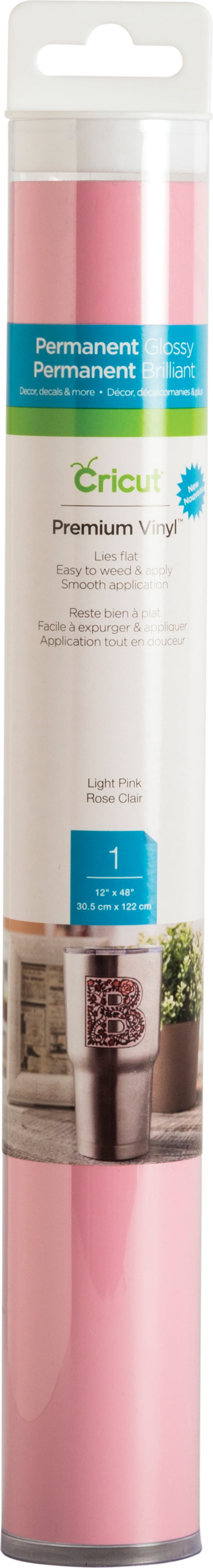cricut vinyl 12x48 roll light pink walmartcom walmartcom