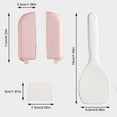 thumbnail image 2 of Cooking Utensils Rice Spoon Holder with Cover Automatic Opening Design Kitchen Organizer Tool Easy to Clean Grey Kitchen Accessory, 2 of 4