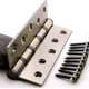 thumbnail image 3 of 2pcs Hinge Window Hinge Screws Stainless Steel Connectors Ball Bearings With Screwsbronze100*75mm, 3 of 4