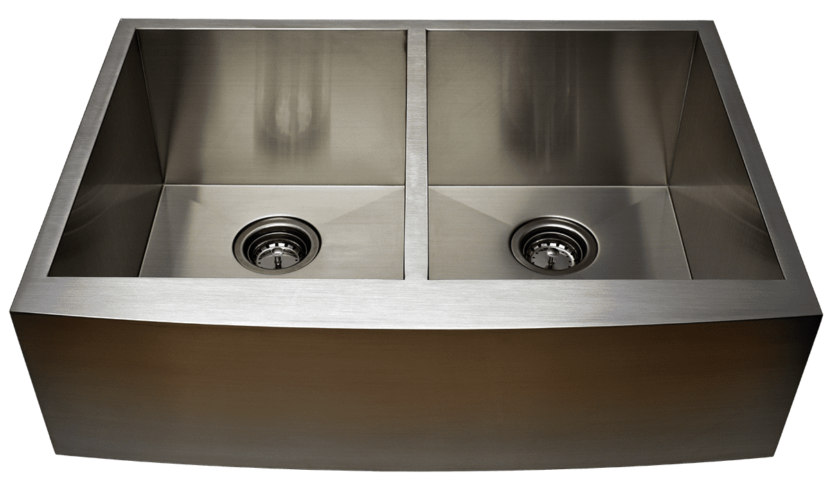 36'' Stainless Steel Farmhouse Double Bowl Kitchen Sink