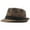Coffee, variant on Aloohaidyvio George Straw Fedora Hats for Men, Short Brim Summer Beach hat, Vacation Panama Sun Hats