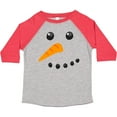 thumbnail image 3 of Inktastic Snowman Face Boys or Girls Toddler T-Shirt, 3 of 5