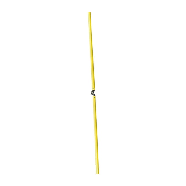 El palo de agilidad para fútbol mejora la coordinación. Palo de entrenamiento de fútbol multifunción Amarillo