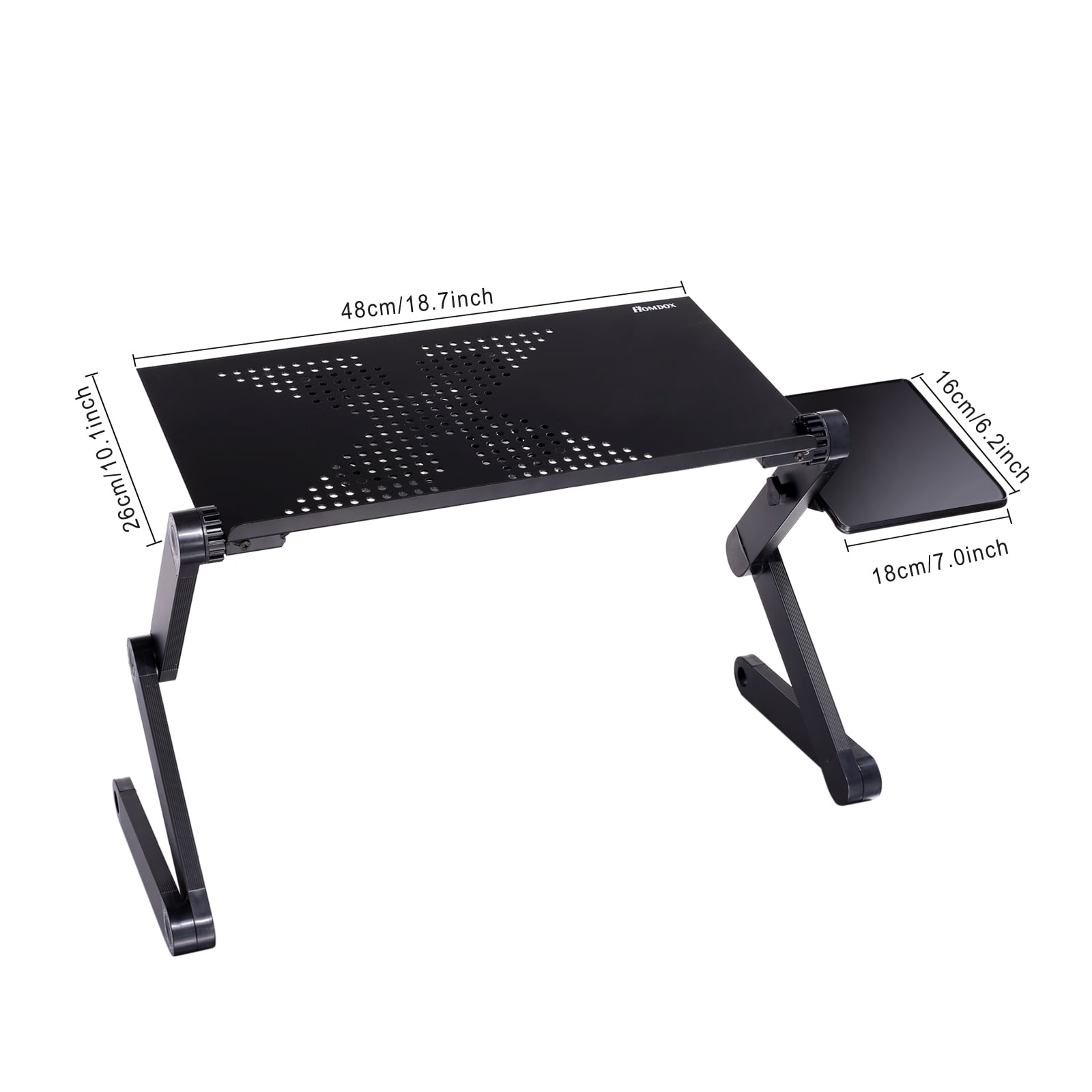 Support - Table de bureau Homdox 360 degrés réglable pliable pour