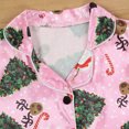 thumbnail image 7 of AWZXDE Christmas Pajamas Outfits Set Themed Boys Pajama Two Piece Cozy Loungewear For Holiday Family Matching Outfits Pink,5-6 Years, 7 of 7