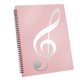 thumbnail image 2 of Carpeta de Partituras, Capacidad de 60 PáGinas, Carpeta/Soporte para Partituras, Se Adapta Al TamañO de Carta A4, Escribible y Desmontable (Rosa), 2 of 7
