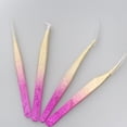 thumbnail image 2 of LASH Juego de 4 pinzas para extensiones de pestañas con punta de fibra de flor de hielo NANO - Pinzas para extensiones de pestañas Steel Lash Supply, 2 of 5
