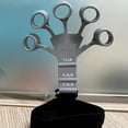 thumbnail image 1 of Ejercitador de dedos Fortalecedor de manos para entrenamiento de fuerza (gris) JShteea libre de BPA, 1 of 3