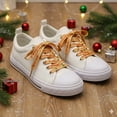 thumbnail image 7 of Lksixu Christmas Shoe Laces for Sneakers, 47 Inch Flat Xmas Themed Printed Shoelaces, Polyester Colored Decorative Shoelaces Replacement Strings for Kids Adults, 7 of 7