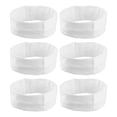 thumbnail image 1 of bandas para la cabeza, bandas para el sudor, banda para la cabeza elástica que absorbe la humedad, para deportes, algodón, blanco, 1 of 1