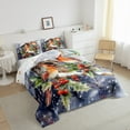 thumbnail image 3 of Feelyou Christmas Robin King Size Comforter Sets, Winter Plant Fruit Bedding Comforter Set, Dreamy Fairy Tale Reversible Bedding Set, Super Cozy Room Decor,3 Pieces, 3 of 8