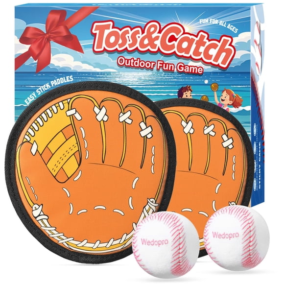 Juego de pelota para niños Toss and Catch, juego de pelota Wedopro, paquete de 2