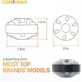 thumbnail image 3 of GFDYREE Premium 8 Packs Noyau Métallique de Couplage Moteur 285753A - Compatible avec Rondelles de Tourbillon à Entraînement Direct - Remplace 119596 285140 3364003 3364002 AP3963893, 3 of 6