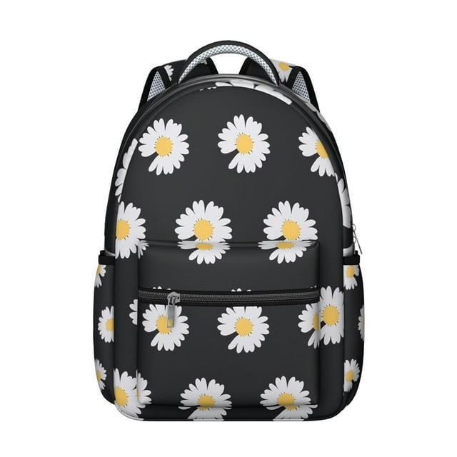Small Floral School Backpack for Students Lightweight, Comfortable Students’s Backpack with Bright Bloom and Blossom Design, Perfect for Travel and Daily Commute