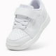 thumbnail image 4 of Tenis Puma Rebound V6 Lo AC + INF para Niños Pequeños 397420-03 blanco 12, 4 of 6