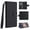 Black, variant on Protective Wallet Case for Samsung Galaxy A07, Classic PU Leather + TPU Magnetic Detachable Cover with Card Slots Cash Pocket Kickstand RFID Blocking Wrist Strap, Black