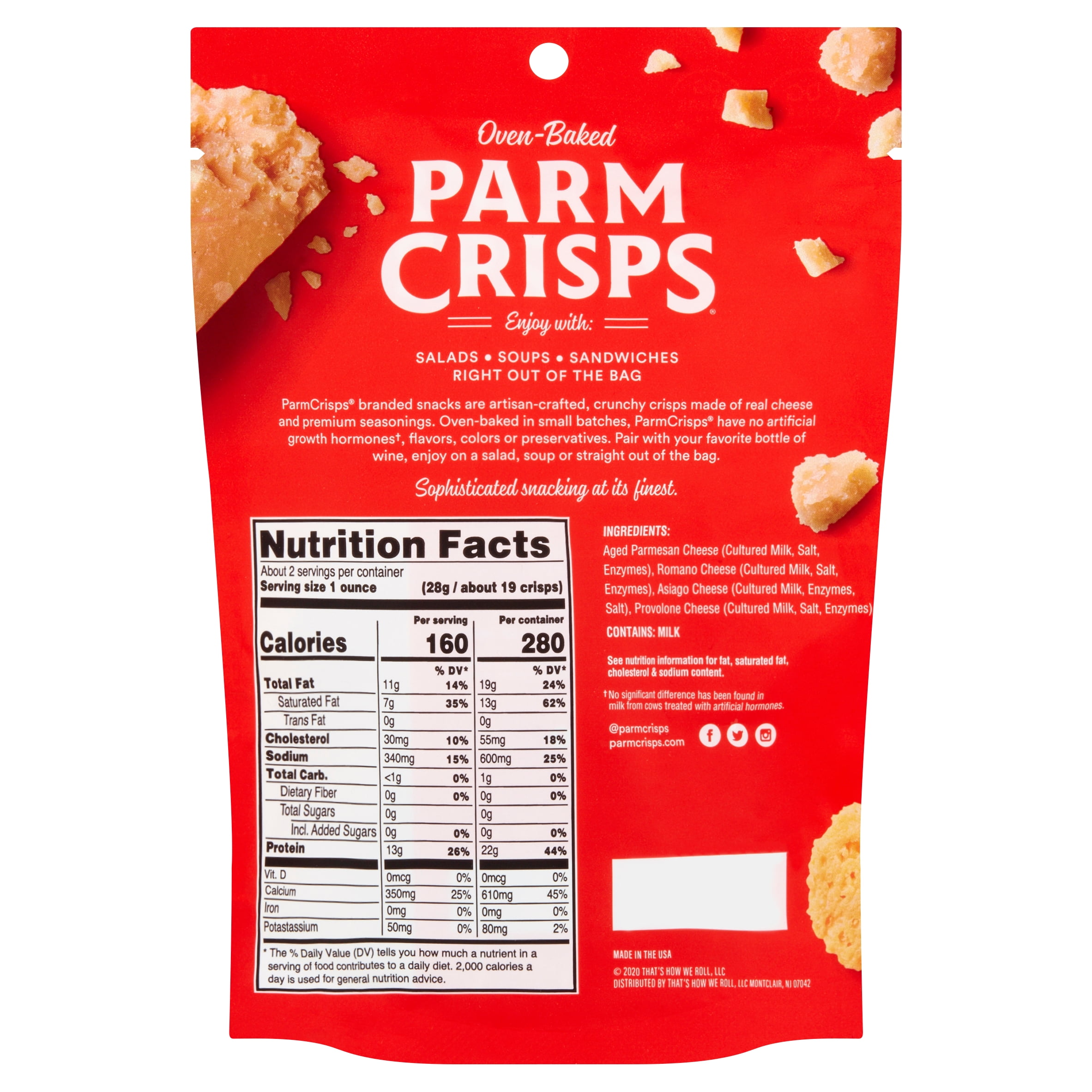 ParmCrisps Four Cheese OvenBaked Parm Crisp Snack, lupon.gov.ph