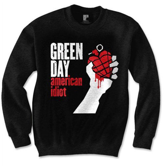 Green Day Unisex Sweatshirt American Idiot (Small)