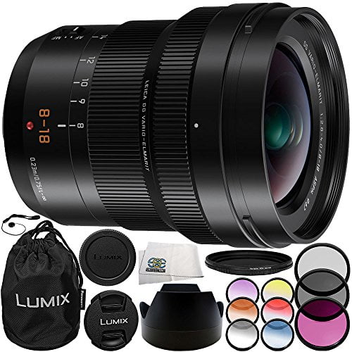 Panasonic Leica Dg Vario Elmarit 8 18mm F 2 8 4 Asph Lens 10pc Accessory Bundle Includes 3pc Filter Kit Uv Cpl Fld 6pc Graduated Filter Kit More Walmart Com Walmart Com