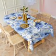 thumbnail image 6 of Pioneer Flower Floral Print Pattern Rectangle Tablecloth 60"x102",Waterproof Polyester Rectangle Table Cloth, Wipeable Spillproof Polyester Tablecloth for Dining, Camping, Indoor and Outdoor, 6 of 6
