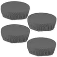 thumbnail image 3 of Wekvgz 4 Pcs Elastic Bar Stool Cover Fits 11 to 18 Inches Chair Washable Polyester Round Stool Cover for Home Cafe Office Restaurant, 3 of 15
