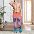 thumbnail image 2 of Naloa Beach with Palm Trees Pajama Pants Men, PJ Bottoms, Sleep & Lounge Pants-X-Large, 2 of 6