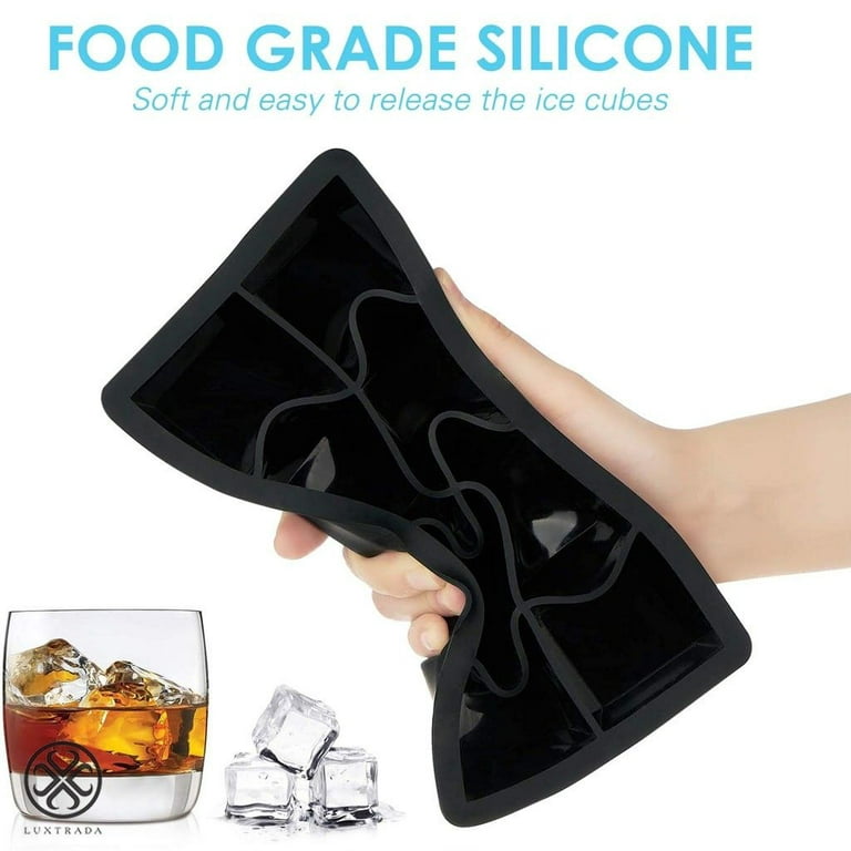 1 Pack Case Silicone ICE Cube Tray Maker Mold Cocktails Whiskey stones Large