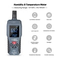 thumbnail image 3 of Anself Digital Thermohygrometer, High Accuracy LCD Display, Black, 3 of 7