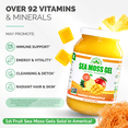 thumbnail image 4 of EverSmith Organics Organic Sea Moss Gel Mango-Pineapple Flavor 16 Oz Jar, 4 of 7