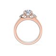 thumbnail image 2 of 0.75 Ct Brilliant Round Cut Genuine Diamond Sparkle Solitaire Engagement Ring for Women Solid 14K Rose Gold Size 6.5, 2 of 8