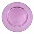 thumbnail image 3 of Saro Lifestyle Assiettes de Charge au Design Classique - Rose - Rond 13 Po - Ensemble de 4 - 100 % Plastique, 3 of 4
