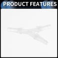 thumbnail image 3 of Unique Bargains Automotive Vacuum Tubing Connector 5/32" Car Y Shaped 3 Way Vacuum Line Fittings Translucent 5 Pcs, 3 of 7
