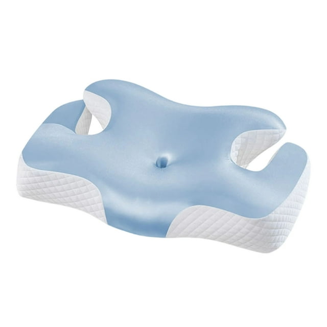 WIFKLSIIPG Orthopedic Support for Neck and Improved Spinal Alignment Ergonomic Design for Side Back Stomach Sleepers Promotes Restful Sleep