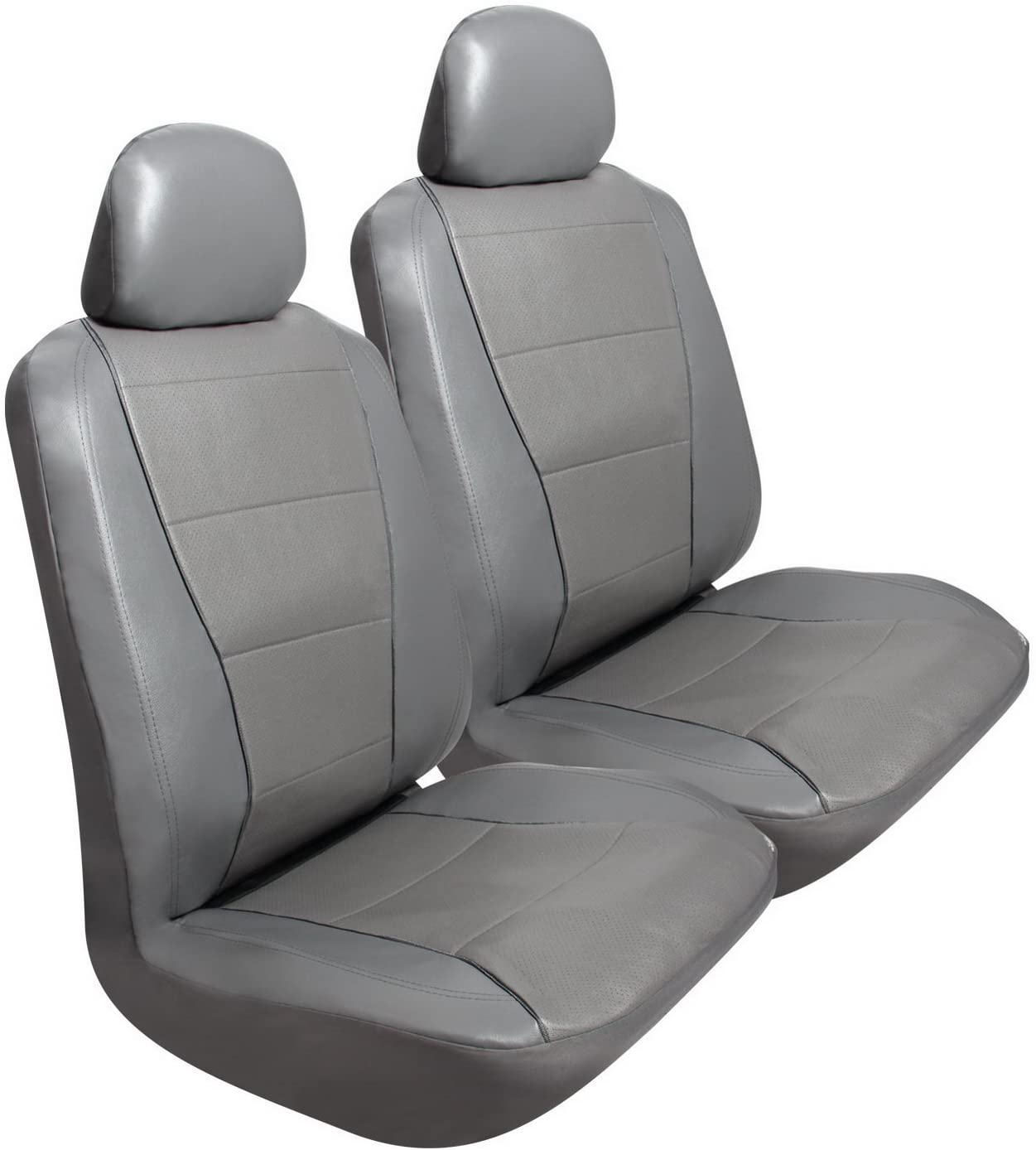 Pilot Automotive Gray Pilot SC450G Paneled Grey Faux Leather Seat