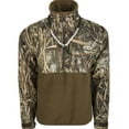 thumbnail image 2 of Drake Men's Guardian Flex Fleece Eqwader Quarter Zip Jacket Mossy Oak Bottomland Medium, 2 of 3