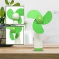 thumbnail image 3 of YZZZJZQL Portable Handheld Fan Personal Fan Battery Soft Foam Blades Powered for Home Desk Camping Travel Essentials Green, 3 of 6