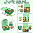 thumbnail image 2 of Set de loncheras Bento Aimsnk Kids con termo para sopa, 240 ml, color verde, 2 of 8
