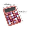 thumbnail image 4 of Calculator Cute School Supplies Calculator Scientific Calculator - Mini 12-Digit Body With Plastic Keys Small Portable, Non-Slip Bottom Pad For Office School Home And Business Use, 4 of 6