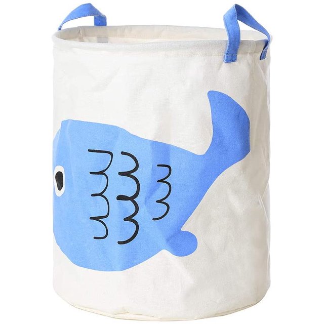 Ocean Series Foldable Basket Organizer, Large, Blue