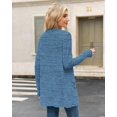 thumbnail image 3 of MISFAY Women's Cardigans Long Sleeve with Pockets - Open Front Lightweight Cardigan, 3 of 5