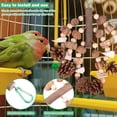 thumbnail image 4 of Wooden Parrot Chew Toy Funny Parrot Cage Bite Plaything Creative Enduring Bird Chewing Toy for Macaw Cockatoo, 4 of 10