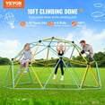 thumbnail image 5 of 10FT Geometric Climbing Dome Jungle Gym for Kids 3-10, 750LBS Weight Capacity, Easy Assembly Outdoor Backyard Play Equipment with Climbing Grips, 5 of 9