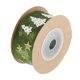 thumbnail image 2 of Cintas de tela de satén de grogrén 1 Rollo / 5 M Cinta De Satén De Grogrén De Navidad Envoltura De Regalo Decoración De Navidad Verde verde Magideal Cintas de tela de satén de grogrén, 2 of 7