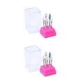 thumbnail image 2 of Vogacara 7 unids/set de brocas de cerámica para uñas, caja acrílica, cortador de fresado, máquina de manicura, limas eléctricas para uñas, (DH01) 2piezas Vogacara CBP096477, 2 of 5