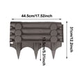 thumbnail image 3 of 1Pc Garden Edging Fence Imitation Stone Brick Border, Detachable Splicing Lawn Flowerbed Fencing Panels, Landscape Border for Yard & Walkway, Outdoor Decorative Garden Barrier, 17.52", 3 of 4
